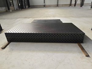 Banc de travail de soudage <span class=keywords><strong>perforé</strong></span> 3D fabriqué en usine avec système mobile pour dimensions personnalisées - Product Image 3