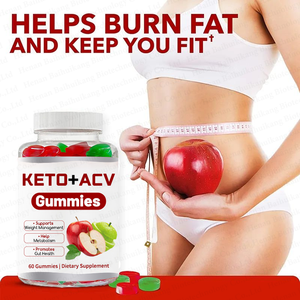 Bonbons gélifiés minceur Keto Vegan, régime avancé, brûle les graisses, gummies Keto à l'acide acétique, compléments alimentaires à base de plantes, fudge pour perdre du poids - Product Image 2