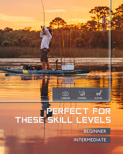 Ván câu cá đạp chân <span class=keywords><strong>E</strong></span> SUP - Giá đỡ cần câu chắc chắn & Ván câu hơi có mũi chống sóng - Product Image 4