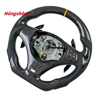 Volant en fibre de carbone personnalisé haut de gamme pour BMW M3 E90 E92 E93 Accessoires automobiles haut de gamme