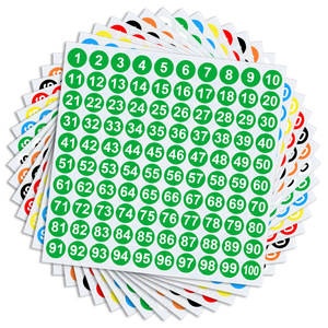 Bán buôn kỹ thuật số nối tiếp số không thấm nước Vinyl chết cắt dán PVC nhãn dán nhãn dính Vinyl Sticker - Product Image 4