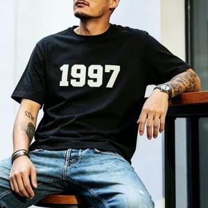 Camiseta <span class=keywords><strong>Fear</strong></span> 1997 de Punto Grueso, Oversize, 100% Algodón, Transpirable, ESS, Estilo Urbano de Lujo Discreto, para Caminar por la Ciudad - Product Image 6