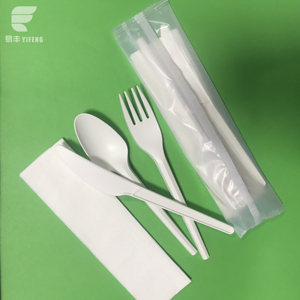 <span class=keywords><strong>Kit</strong></span> de repas <span class=keywords><strong>biodégradable</strong></span> compostable en PLA pour l'école - Product Image 4