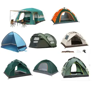 Accessoires de camping en plein air Tente de camping automatique Tente dôme pop-up Tente de camping en plein air pour voyage rapide