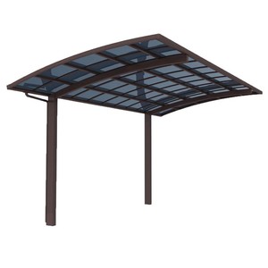 <span class=keywords><strong>2</strong></span> Post Carports Car Parking Outdoor Double Metal Designs Modern Aluminum Carport Panels PC Carport - Product Image 2