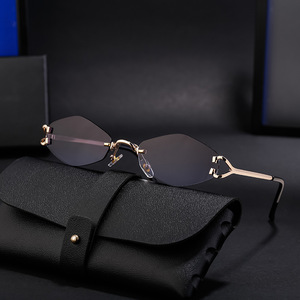 <span class=keywords><strong>Gafas</strong></span> <span class=keywords><strong>de</strong></span> <span class=keywords><strong>sol</strong></span> sin montura con montura en forma <span class=keywords><strong>de</strong></span> diamante para mujer, <span class=keywords><strong>gafas</strong></span> <span class=keywords><strong>de</strong></span> <span class=keywords><strong>sol</strong></span> <span class=keywords><strong>de</strong></span> moda para fotografía <span class=keywords><strong>de</strong></span> calle, venta al por mayor, novedad <span class=keywords><strong>de</strong></span> 2017 - Product Image 5