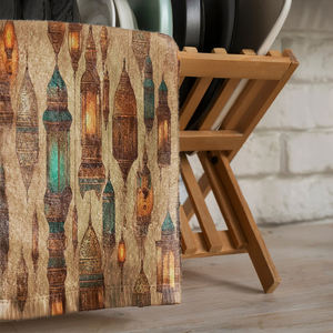 Décoration de cuisine à thème islamique du Ramadan, serviette personnalisée du Ramadan, design islamique, serviettes à thé/cuisine, fournitures pour la fête de l'Aïd al-Fitr - Product Image 1