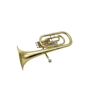 Trompa Eb <span class=keywords><strong>de</strong></span> tres llaves verticales, <span class=keywords><strong>instrumento</strong></span> <span class=keywords><strong>de</strong></span> latón occidental <span class=keywords><strong>de</strong></span> grado profesional para estudiantes, principiantes, práctica, presentaciones y exámenes. - Product Image 2