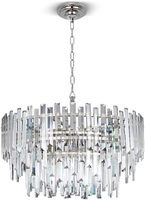 MEEROSEE Or Moderne Lustre En Cristal Pendentif Lumières pour Salle À Manger Salon Chambre Foyer Entrée Plafond Suspendu MD6068A