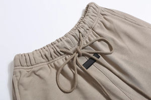 Pantalones cortos sueltos cómodos transpirables de avena oscura para hombre S22 que integran el estilo callejero crea un estilo informal - Product Image 3
