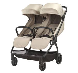 Poussette double compacte pour bébés avec une largeur de 75 cm et des modes convertibles 2-en-1 |   Prêt pour le voyage - Product Image 5