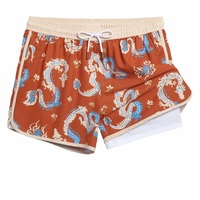 Oem Sommer gedruckt Baggy Boys übergroße benutzer definierte Sport kleidung 2 in 1 Hawaii Beach Shorts schnell trocknen atmungsaktive Bades horts für Männer