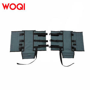 Guêtres de protection anti-morsure de serpent Woqi 54x33 en polyester, équipement d'extérieur, bleu paon, pour adulte, pour la neige - Product Image 2