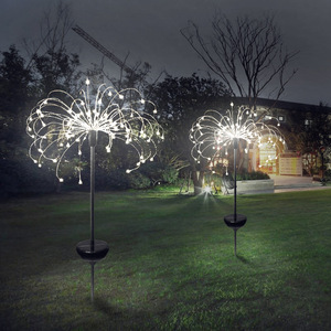 Lampada da parete impermeabile giardino esterno illuminazione su e giù luce bianca potenza vetro dente di leone fuochi d'artificio luce - Product Image 1