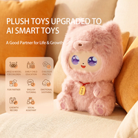 JOPARK ODM Peluche chat bleu mignon avec écran LED, nouvelle poupée adorable avec dialogue IA, jouet en peluche pour enfants, cadeaux