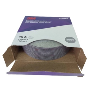 <span class=keywords><strong>3M</strong></span> Trizact-02085 pyramide disque éponge <span class=keywords><strong>papier</strong></span> de verre P3000 meulage de précision 6in/152mm pour le polissage de la peinture automobile - Product Image 3