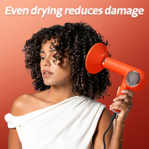 Ulelay Máy sấy tóc du lịch máy sấy tóc thông minh cho Salon Máy sấy tóc thông minh không có lá ion âm tốc độ cao Máy sấy tóc cầm tay 1600W - Product Image 5