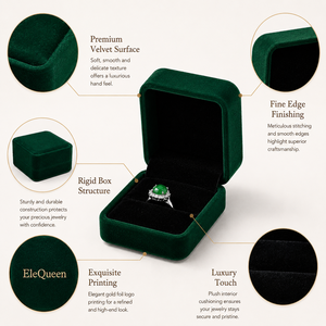 Cajas de joyería personalizadas con tapa abatible y lazo de cinta, logotipo de marca personalizado para pequeños negocios minoristas y marcas independientes - Product Image 2