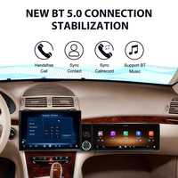 Layar Foforfor 13.1"+12.3" untuk Mercedes Benz E/CLS W211 2005-2008 Carplay Android 15 Radio Mobil Stereo GPS DSP 4G WiFi OEM
