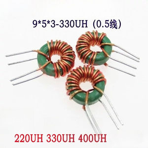 Inductor de anillo magnético 953-400UH0.5, inductor de modo común de diámetro de cable de 0.5 mm, inductor de filtro de fuente de alimentación de CC, inductor de anillo - Product Image 3