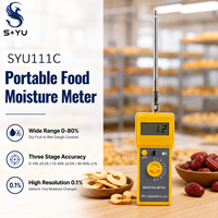 SYU111C Humidimètre à large plage 0-80% avec précision à trois niveaux et résolution de 0,1% pour aliments et testeur d'activité hydrogène