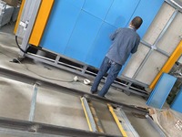 Four à rouleaux à navette automatique pour la céramique, contrôlé par PLC, haute température, avec roulement moteur, garantie 1 an, fabricant