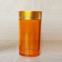 Flacon/pot en plastique pour médicaments, 5 pièces, Design populaire, pour médicaments, pilules