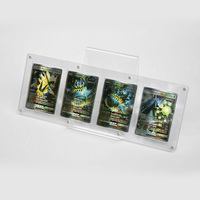 Fabricant de cartes One Touch Poke mon 35pt Booster Pack Présentoir en plastique acrylique Cartes à collectionner