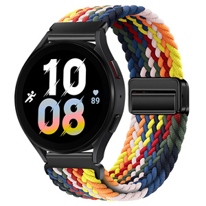 RYB Nouveau bracelet de montre intelligent en nylon tressé 20/22 mm pour Samsung <span class=keywords><strong>Galaxy</strong></span> <span class=keywords><strong>Watch</strong></span> <span class=keywords><strong>3</strong></span> 45 mm 46 mm <span class=keywords><strong>Classic</strong></span> Sport - Product Image 3