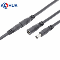Le répartiteur universel DC5521 peut être personnalisé 1 à 2/3/4/5 voies câbles mâle femelle Jack/prise/connecteur M11 pour 60v 48v 24v 12v 5v