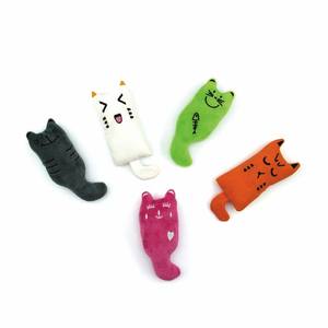 Tùy chỉnh thân thiện với môi catnip Pet đồ chơi Dễ Thương Vải Chew an toàn cho mèo lo lắng cứu trợ đáng yêu phim hoạt hình phong cách - Product Image 2
