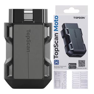 TOPDON TopScan <span class=keywords><strong>Moto</strong></span> : <span class=keywords><strong>Diagnostic</strong></span> complet du système avec identification automatique du VIN, test actif, numérisation en un clic et effacement des codes d'erreur - Product Image 1