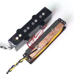 Donlis - Pastilla de bajo jazz vintage Alnico de 4 cuerdas estilo años 60 con componentes planos para kits de bajo al por mayor y piezas de <span class=keywords><strong>construcción</strong></span> - Product Image 6