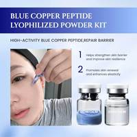 Poudre lyophilisée GHK-Cu OEM/ODM, aide à raffermir la peau, à réduire les ridules et à améliorer l'éclat de la peau pour les soins du visage