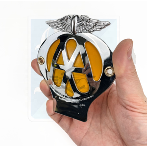 Vintage Metal Motoring Collectable <strong>Car</strong> Grille Automobile Association AA Emblem <strong>Badge</strong> for <strong>Uk</strong> Motor Club Member - Product Image 4
