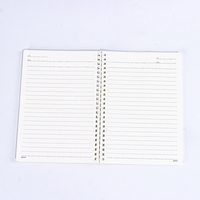 Carnet personnalisé à spirales avec motif sur mesure, couleur et logo personnalisés, couverture rigide en papier chinois