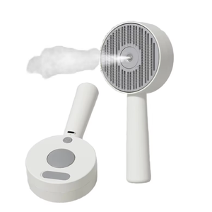 Cepillo Eléctrico para Mascotas con Batería, Rociador de Agua, Cuentas de 0.32mm para Masaje, Desenredante, Antiestático, Antibacteriano, Saludable - Product Image 1