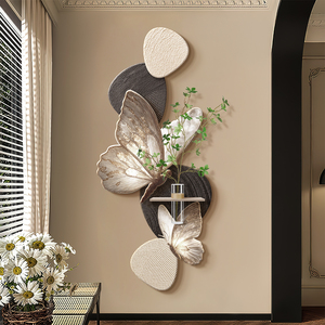 Style médiéval papillon hall d'entrée Art décor à la maison peinture atmosphère simplicité fond mur LED décor peinture - Product Image 4