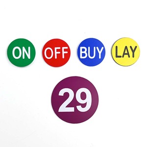 Direct Factory Sale Customized Durable Laser Engraved ABS Double-color Labels <strong>Stickers</strong> with <strong>3M</strong> Adhesive Kits for Various Use - Product Image 1