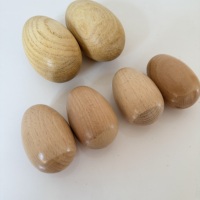 Wooden Egg Shaker Sand Eggs Orff Musical Instruments