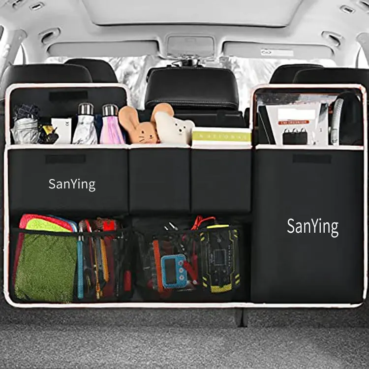 Auto Rücksitz Kofferraum Organizer Hänge tasche mit großen Aufbewahrung taschen Auto Interieur Kofferraum Organizer