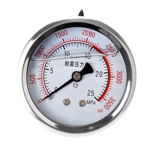 2.5inch chống sốc thép không gỉ áp kế thủy lực an toàn đo áp suất dầu với Glycerin đầy - Product Image 5