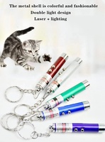 Chat interactif lumière LED torche pointeur Laser jouet écologique en plastique infrarouge Laser jouet Carton emballé