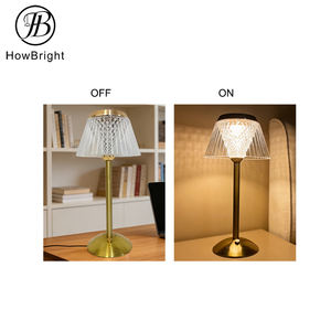 2026 NOVIDADE: Luminária de Mesa Portátil Sem Fio com Controle por Toque LED, Recarregável, Regulável, Dourada - Product Image 5