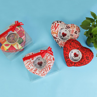 Produits uniques de Chine Amour Mignon Cadeau Valentine Horloge en peluche pour la décoration de la maison Décoration murale en métal Horloge