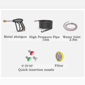Nettoyeur haute pression commercial à poussée manuelle en acier inoxydable, facile à utiliser, 4,5 kW, 200 bars, 15 LPM, 2900 PSI, 380 V, 10 pièces - Product Image 5