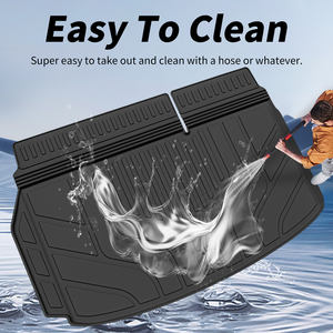 Tapis de coffre TPE sur mesure <span class=keywords><strong>pour</strong></span> Chevrolet Chevy Traverse 2024-2026, GMC Acadia et Buick Enclave 2025 – <span class=keywords><strong>Plateau</strong></span> de protection de chargement 3D à balayage laser - Product Image 5