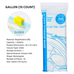 Hot Selling Freshness protection Package <b>Freezer</b> Bag Fresh-Keeping Ziplock Bag Reusable Food Storage Bags - Product Image 6