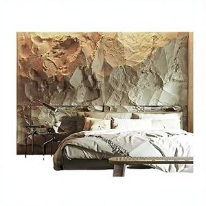 Panneaux en pierre artificielle PU de style moderne, motif botanique, pour usage intérieur/extérieur, antistatiques, garantie de plus de 5 ans - Product Image 3