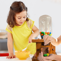 Distributeur de bonbons en bois, distributeur de bonbons en bois pour Skittles ou M&Ms, distributeur de céréales pour comptoir